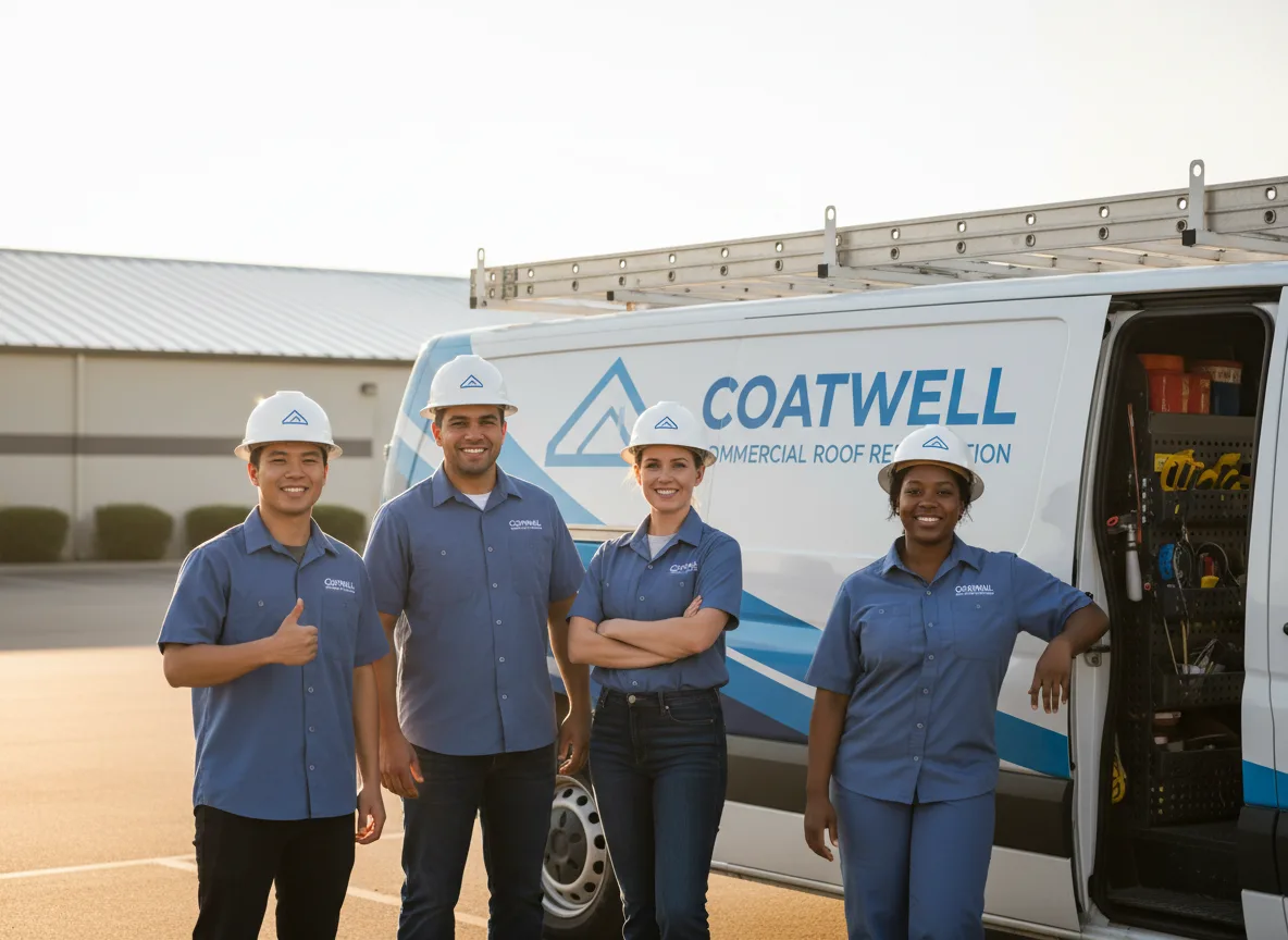 Commercial roof coating company in Castle, OK